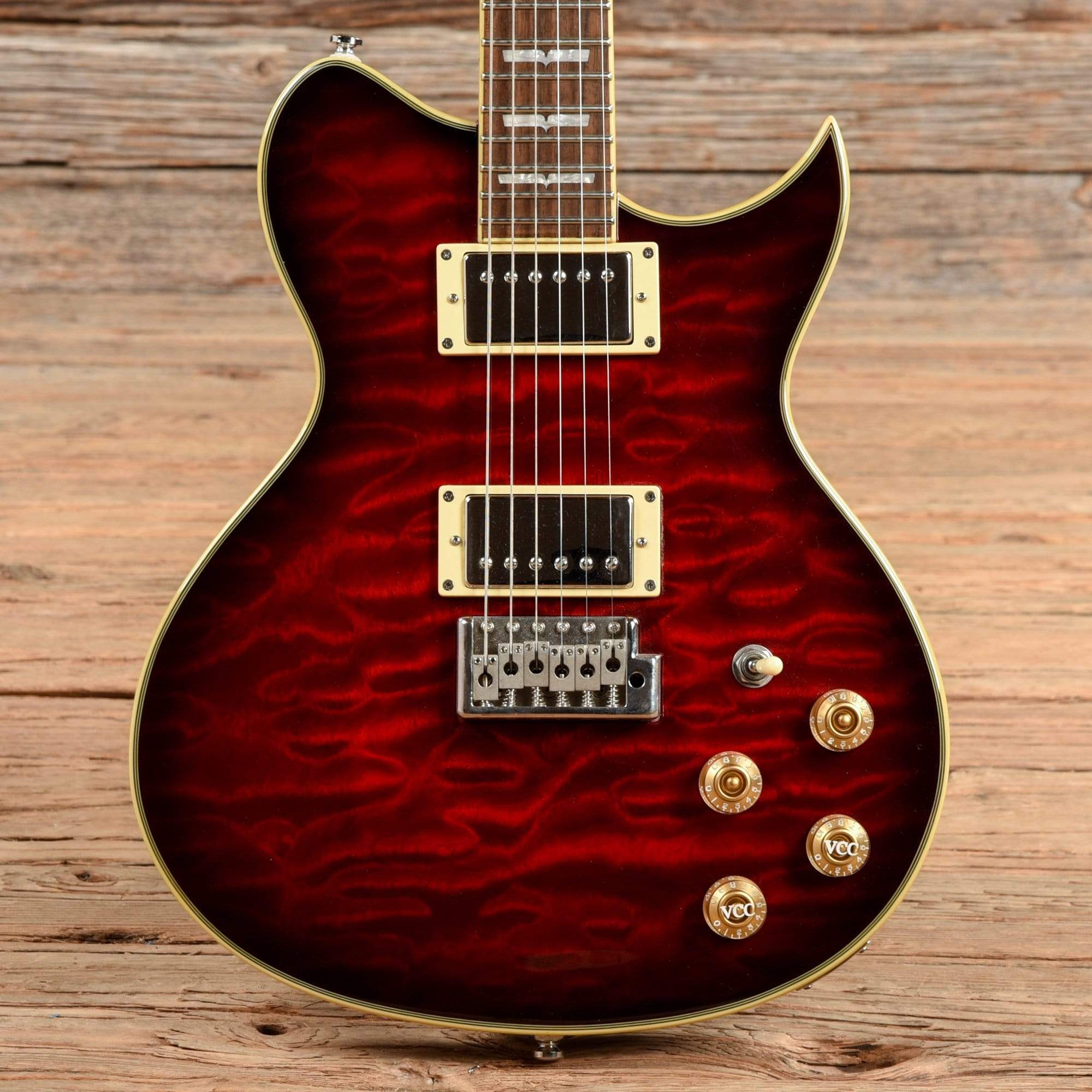 Washburn WI-66V Transparent Red Burst – Chicago Music Exchange