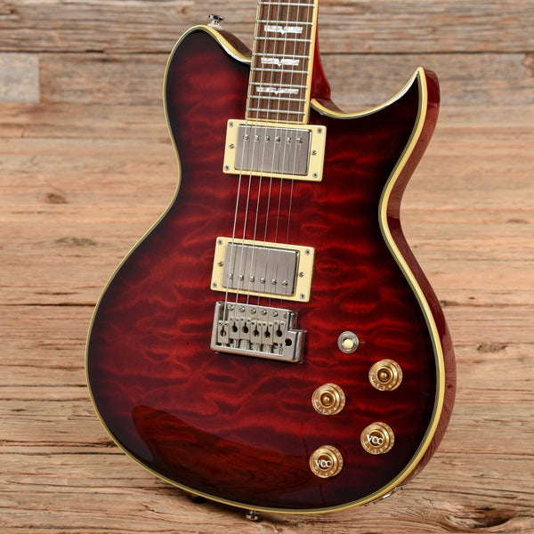 Washburn WI-66V Transparent Red Burst – Chicago Music Exchange