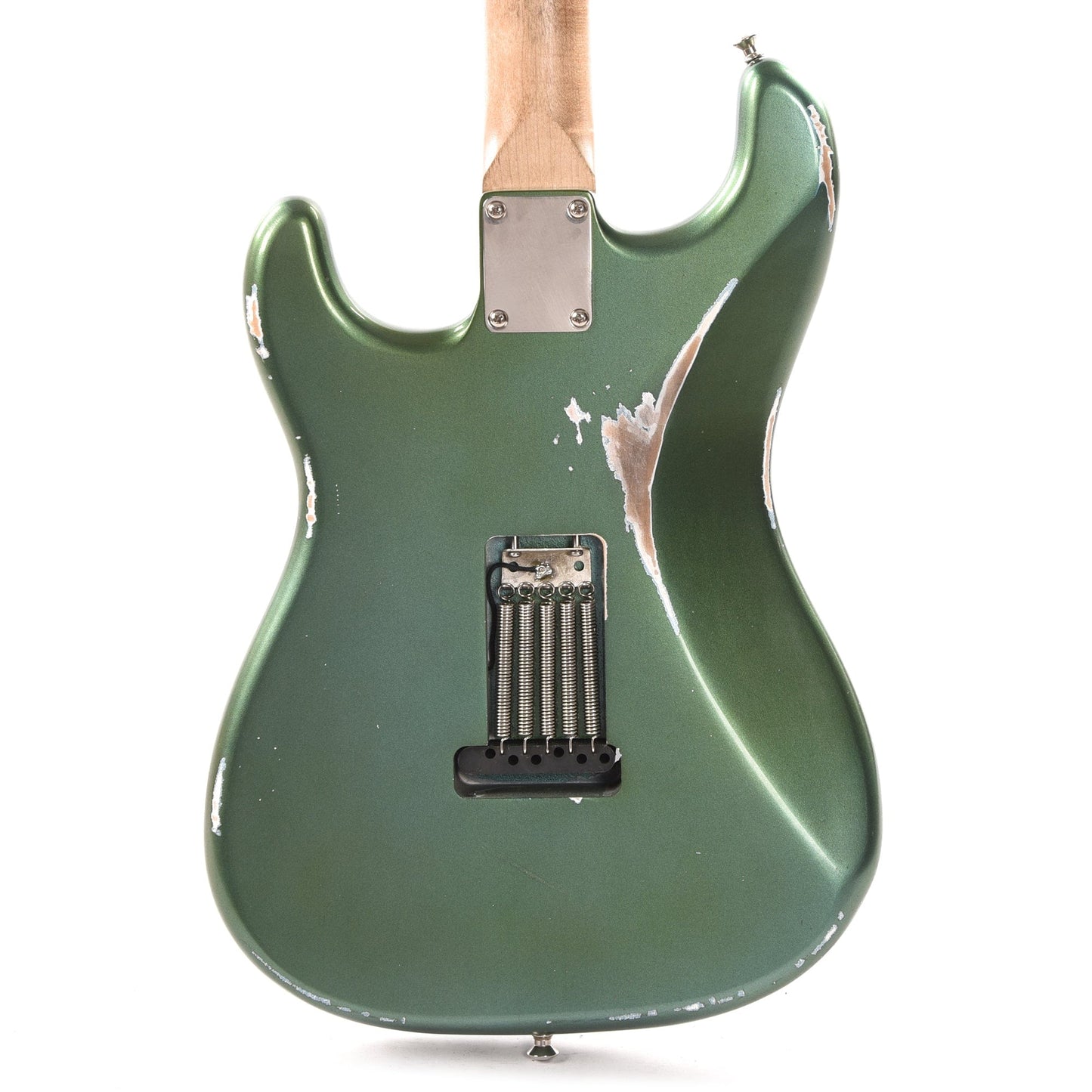 Waterslide S-Style Coodercaster Aged 'Greened Out Blue' Nitro Finish Electric Guitars / Solid Body