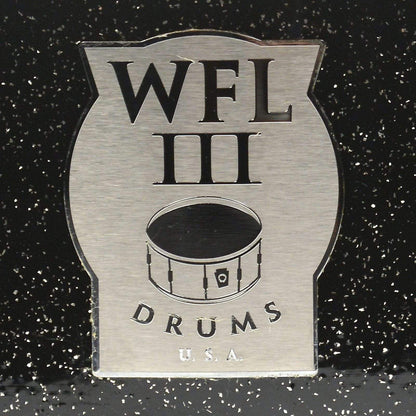 WFL III 6.5x14 Aluminum Snare Drum Black Sparkle Drums and Percussion / Acoustic Drums / Snare