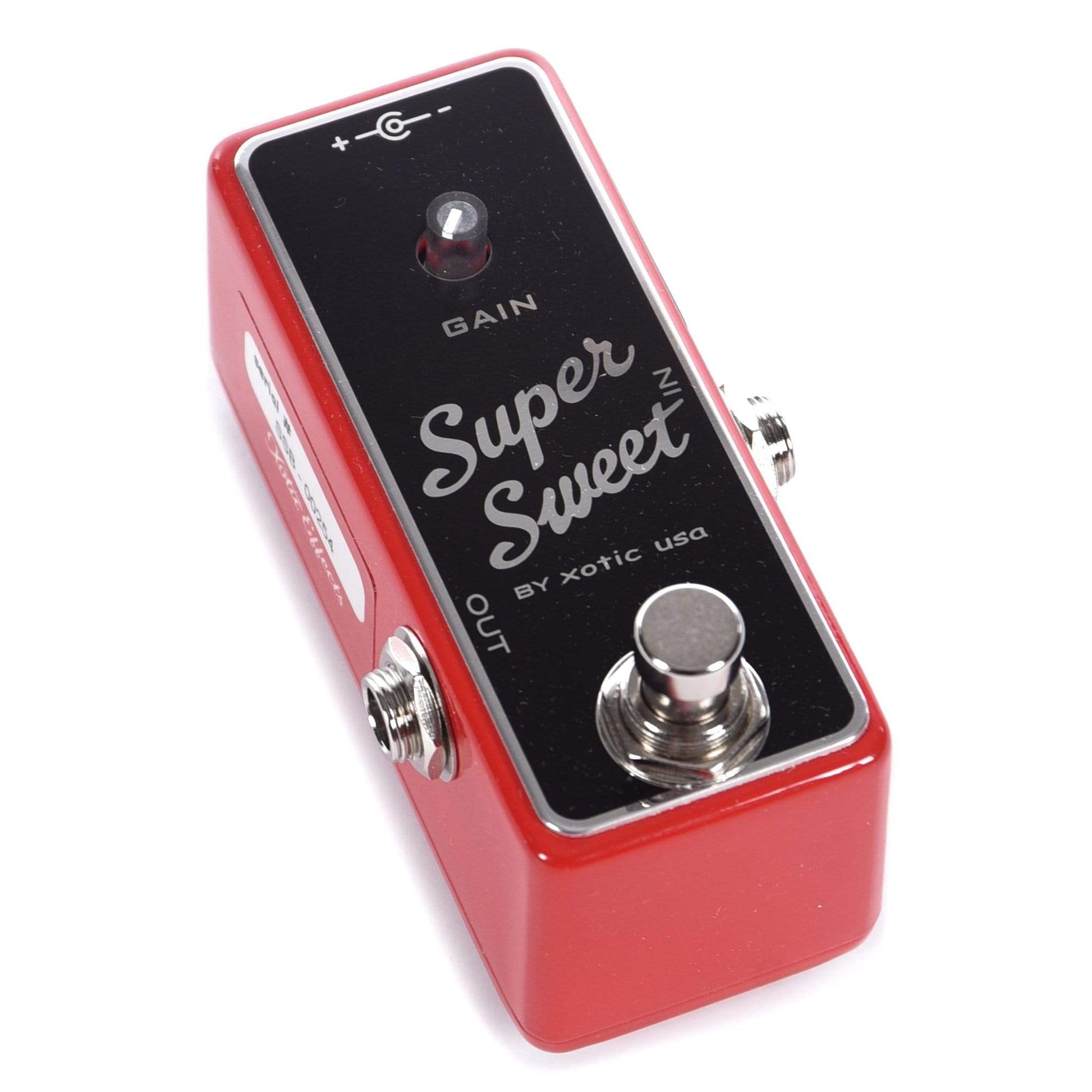 Xotic Super Sweet Booster Effects and Pedals / Overdrive and Boost