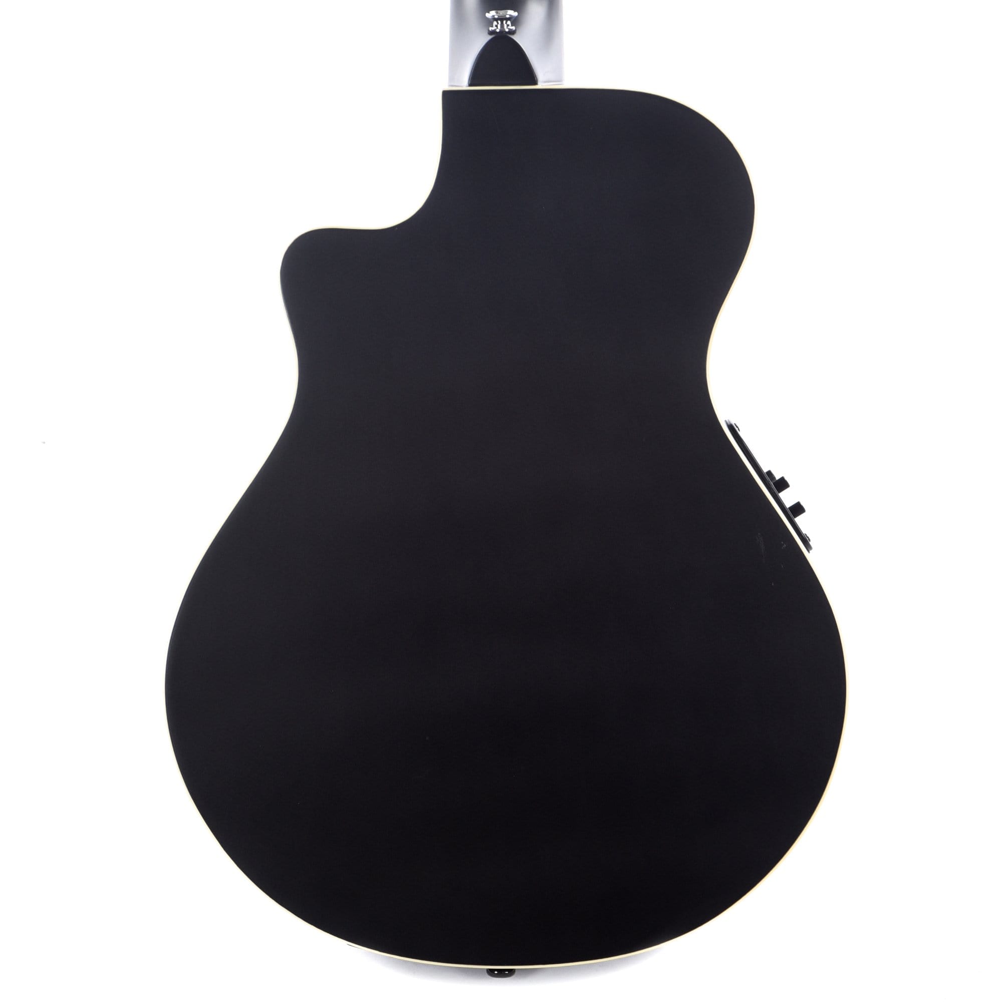 Yamaha 3/4-Size Thinline Spruce/Meranti Black w/Pickup Acoustic Guitars / Built-in Electronics