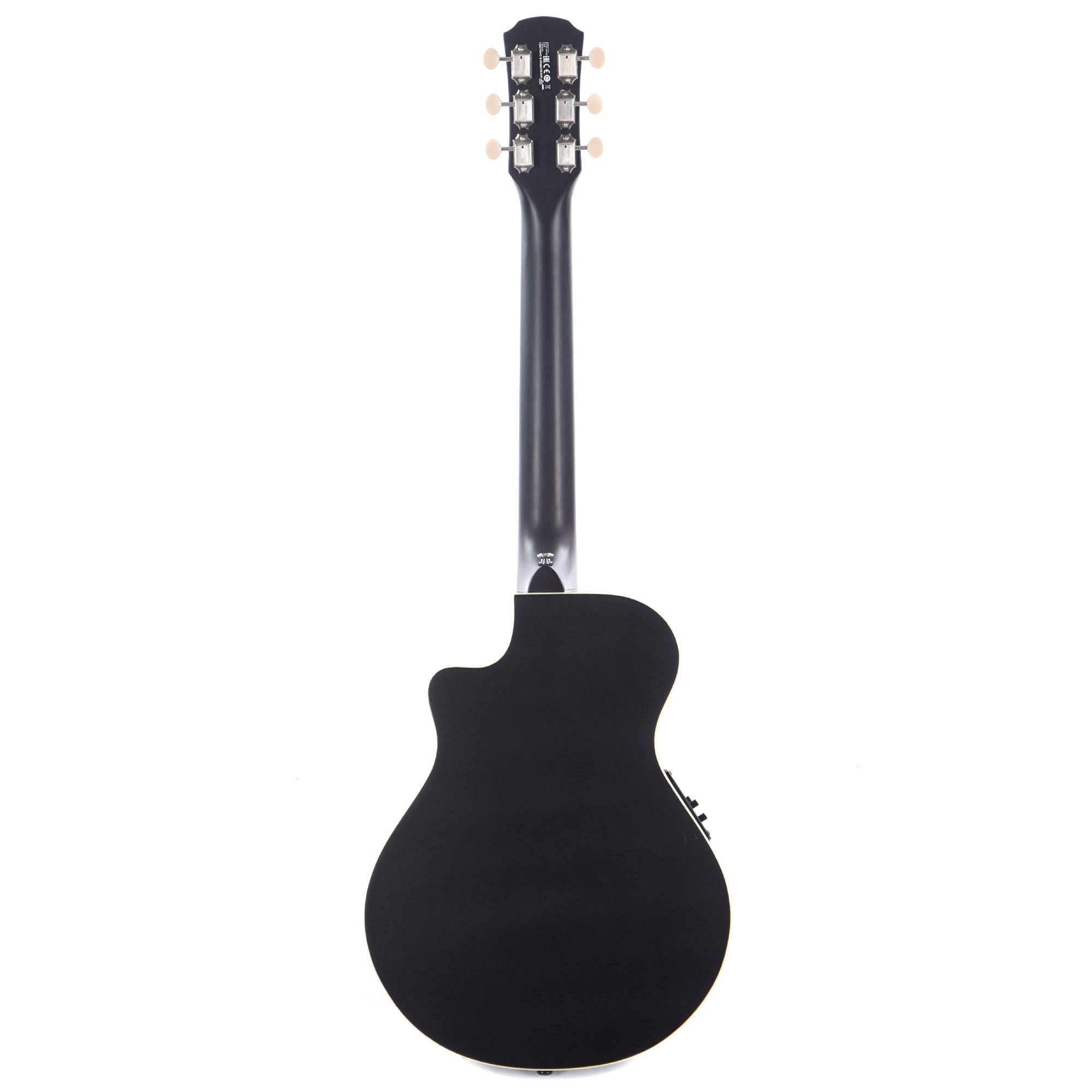 Yamaha 3/4-Size Thinline Spruce/Meranti Black w/Pickup Acoustic Guitars / Built-in Electronics