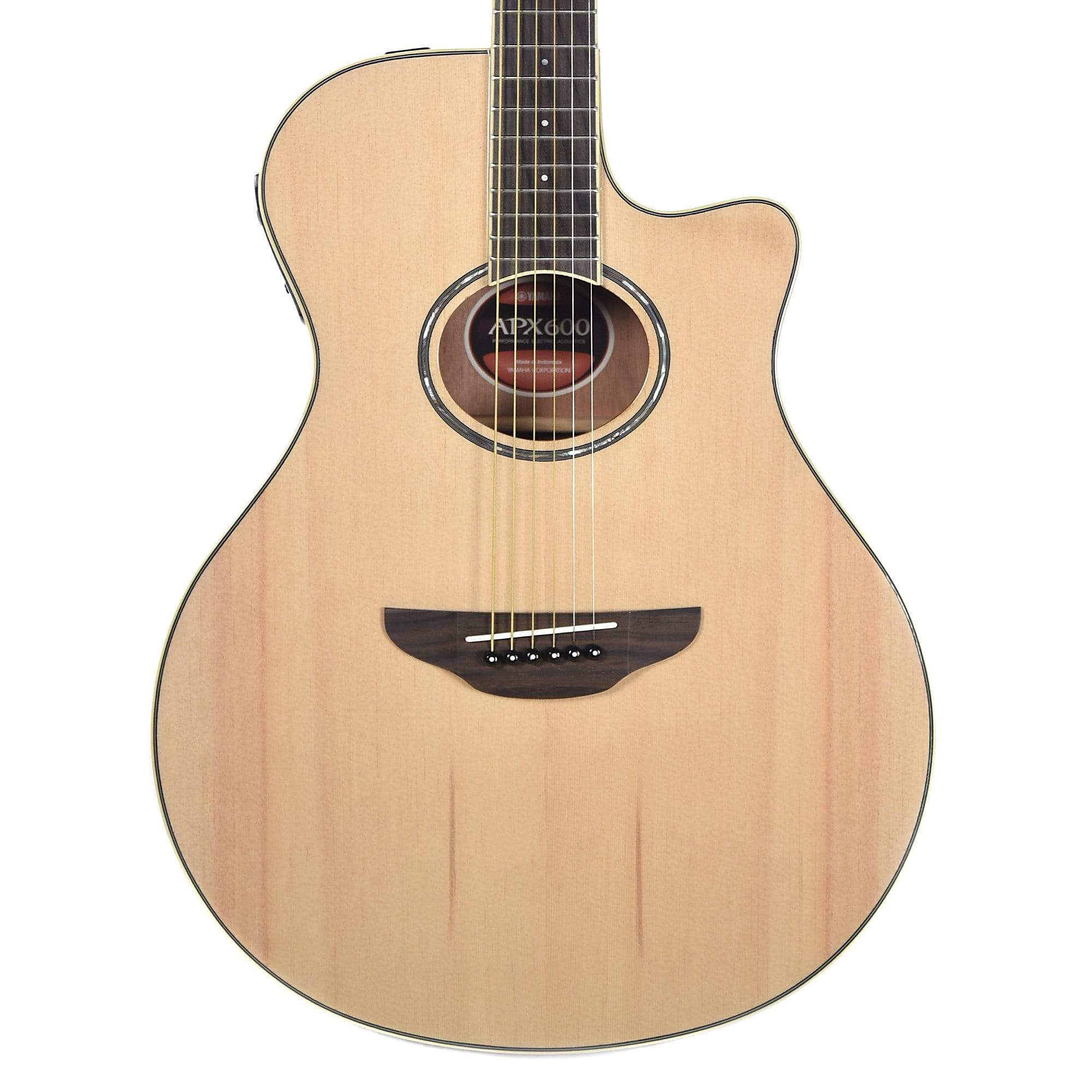 Yamaha APX600 Thinline Acoustic/Electric Guitar Natural Acoustic Guitars / Built-in Electronics