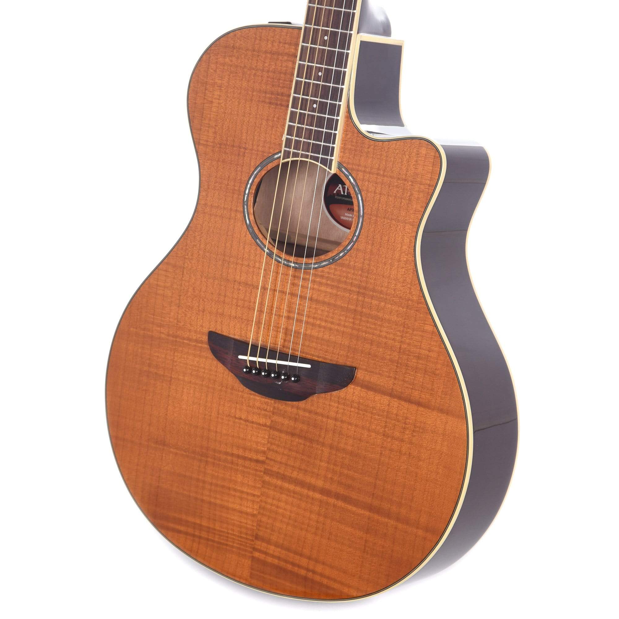 Yamaha APX600FM Flame Maple Amber Acoustic-Electric Guitar Acoustic Guitars / Built-in Electronics