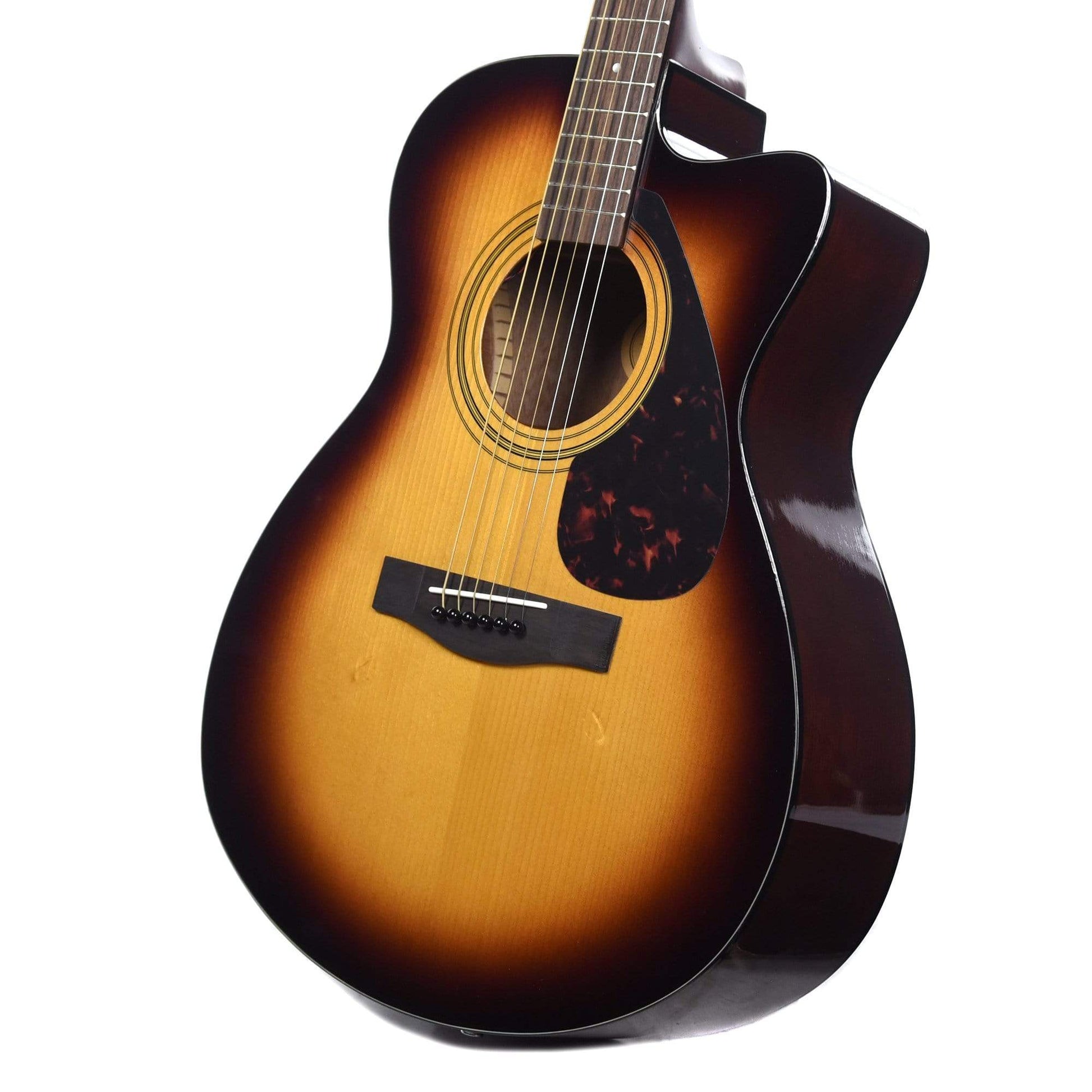 Yamaha FSX315C Cutaway Acoustic Electric Guitar Tobacco Brown Sunburst Acoustic Guitars / Built-in Electronics