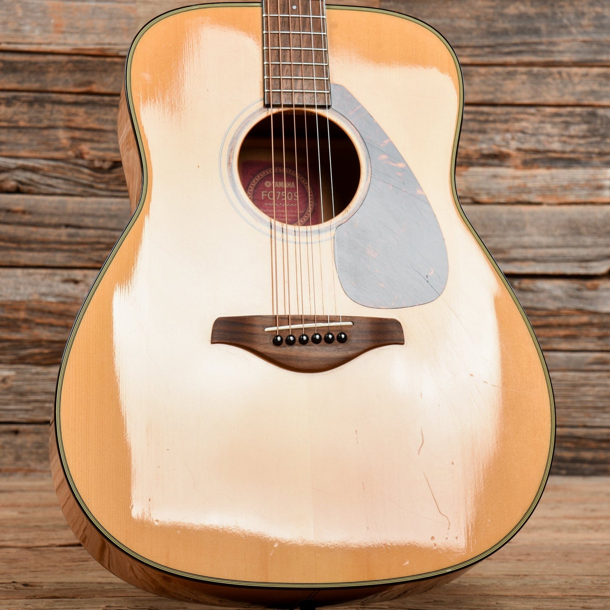 Yamaha FG750S Natural Acoustic Guitars / Dreadnought