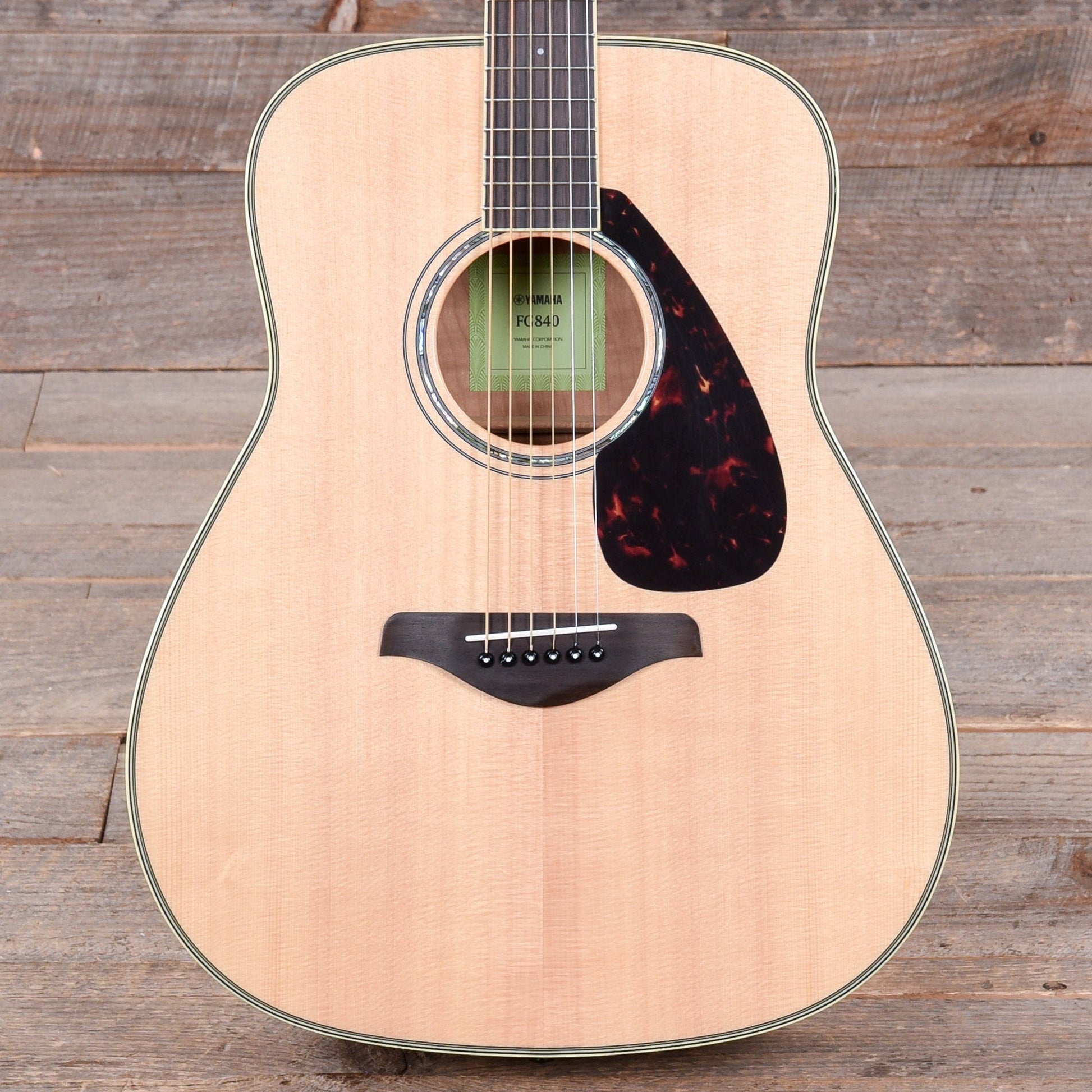 Yamaha FG840 Acoustic Natural Acoustic Guitars / Dreadnought