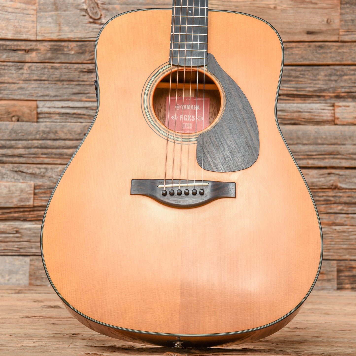 Yamaha FGX5 Red Label Natural Acoustic Guitars / Dreadnought