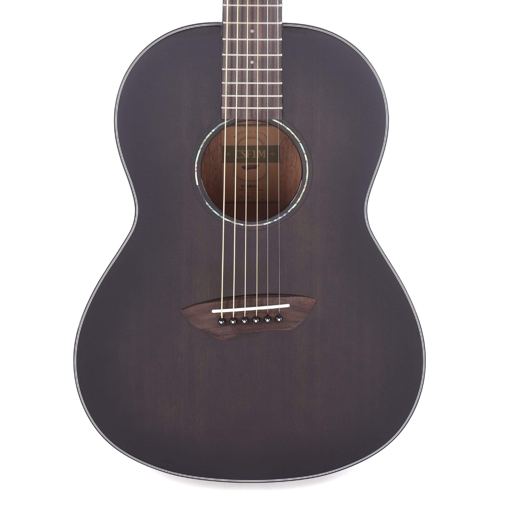 Yamaha CSF1M Parlor Acoustic Guitar Translucent Black Acoustic Guitars / Parlor