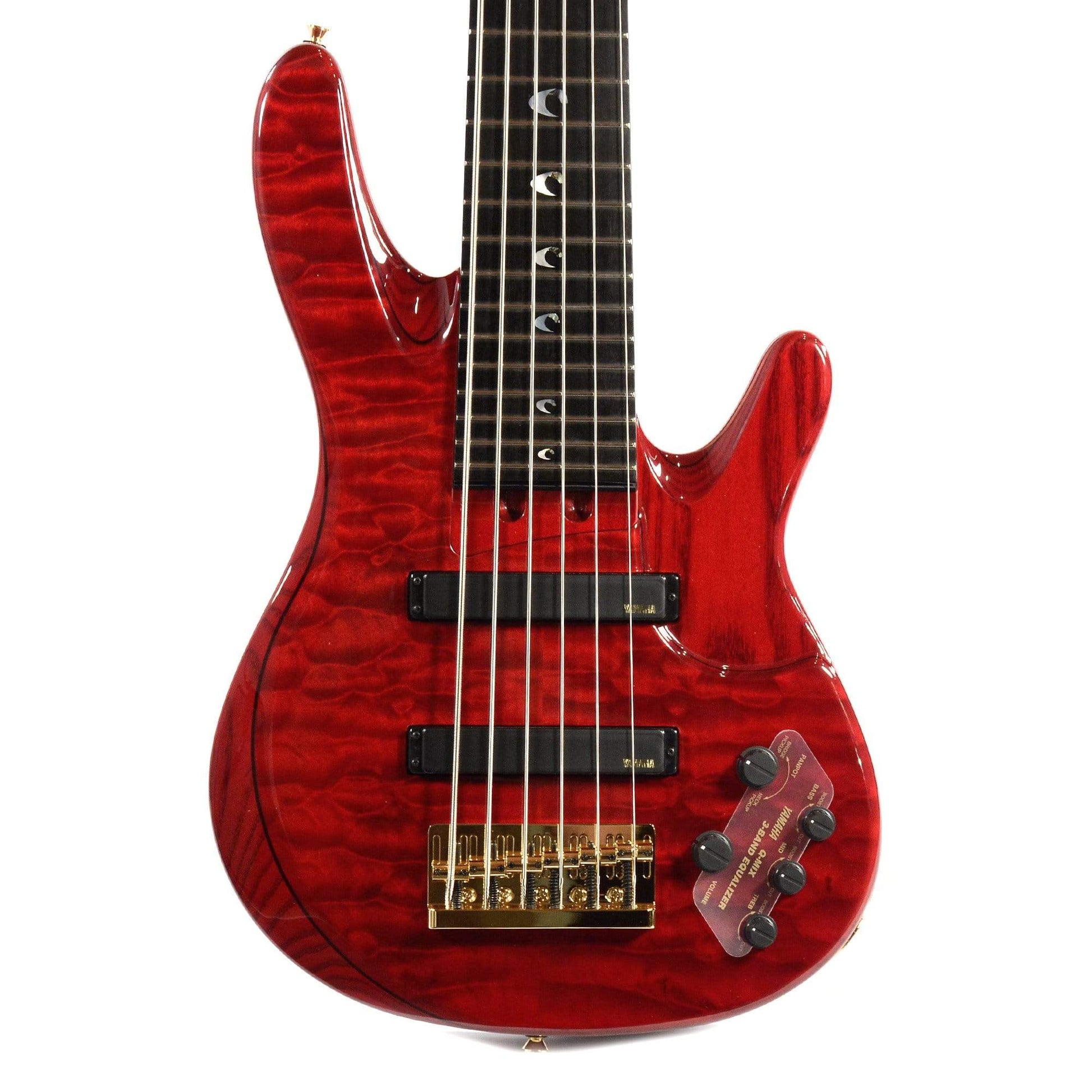 Yamaha John Patitucci Signature 6-String Bass Trans Red Bass Guitars / 5-String or More