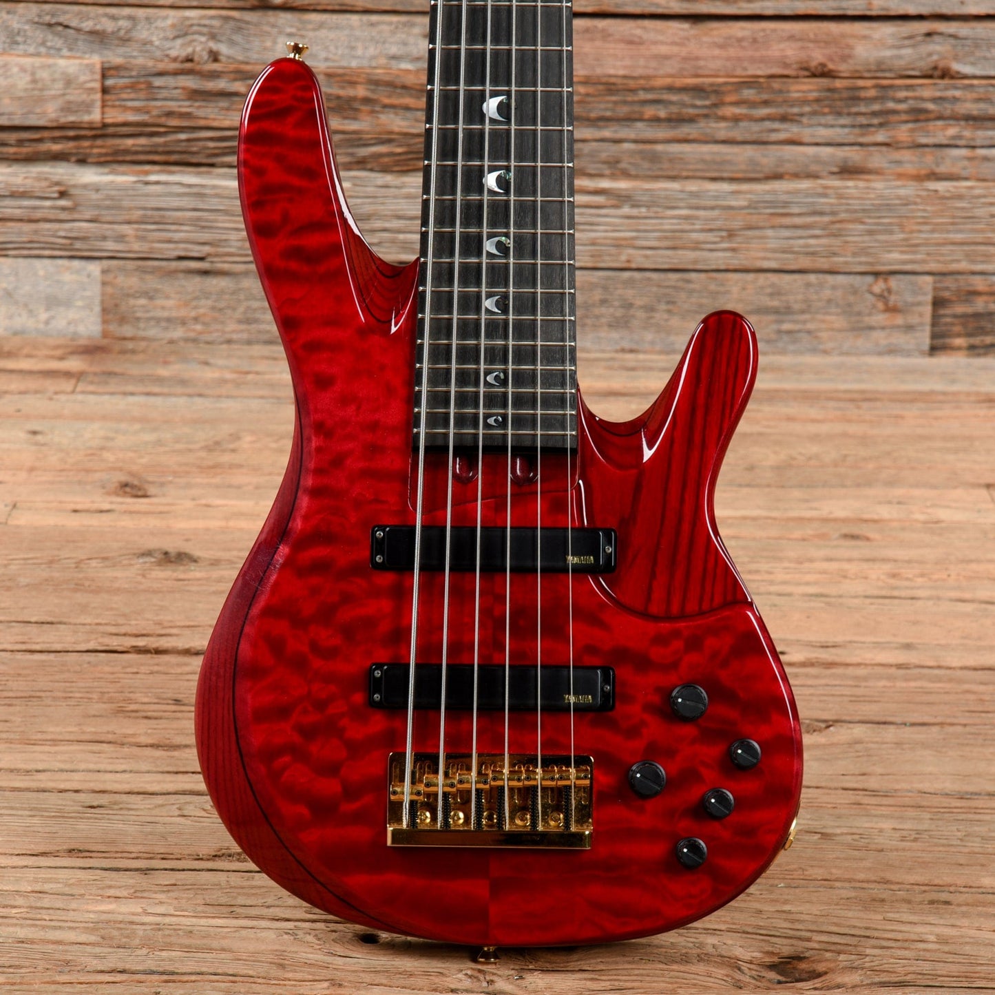 Yamaha TRB-JP2 John Patitucci Signature 6-String Bass Transparent Red Bass Guitars / 5-String or More