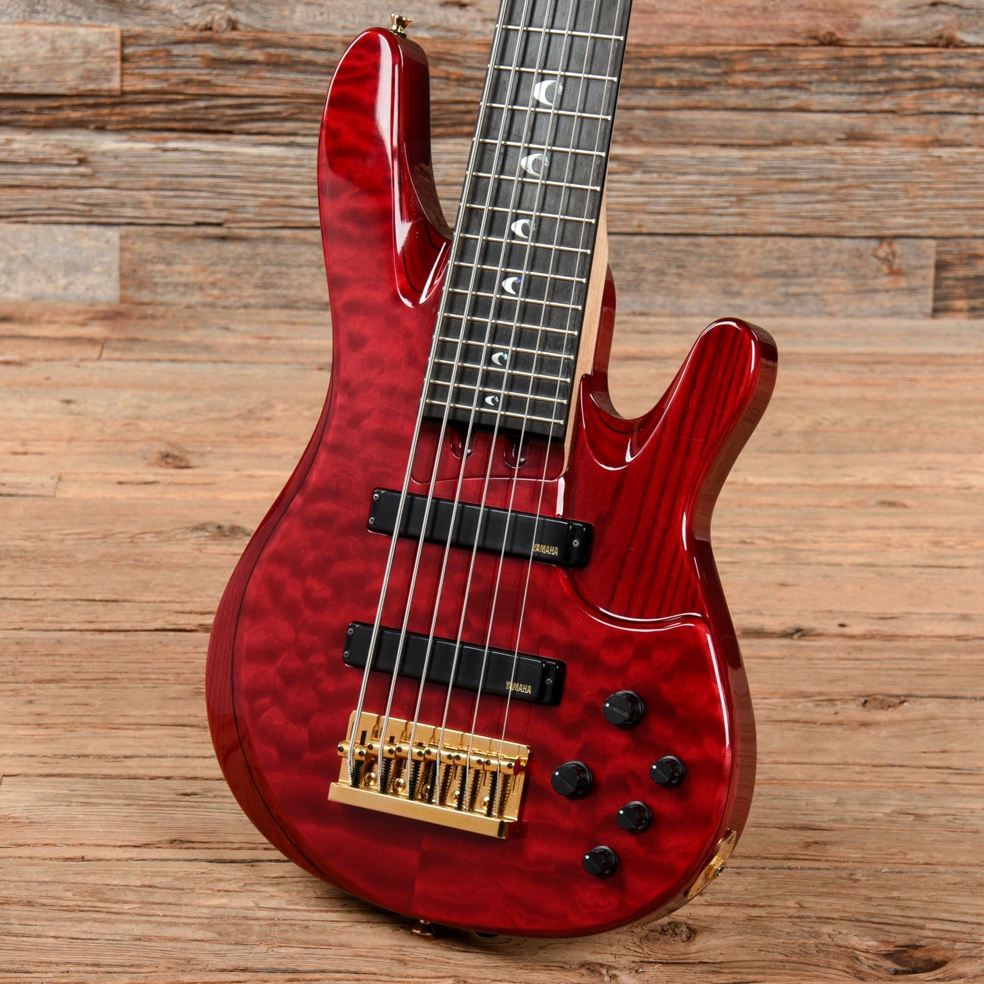 Yamaha TRB-JP2 John Patitucci Signature 6-String Bass Transparent Red Bass Guitars / 5-String or More