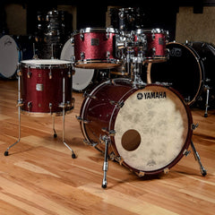 Yamaha Birch Custom Absolute 10/12/14/20 4pc Drum Kit Burgundy