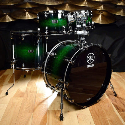 Yamaha Live Custom 10/12/16/22 4pc. Drum Kit Emerald Shadow Sunburst Drums and Percussion / Acoustic Drums / Full Acoustic Kits