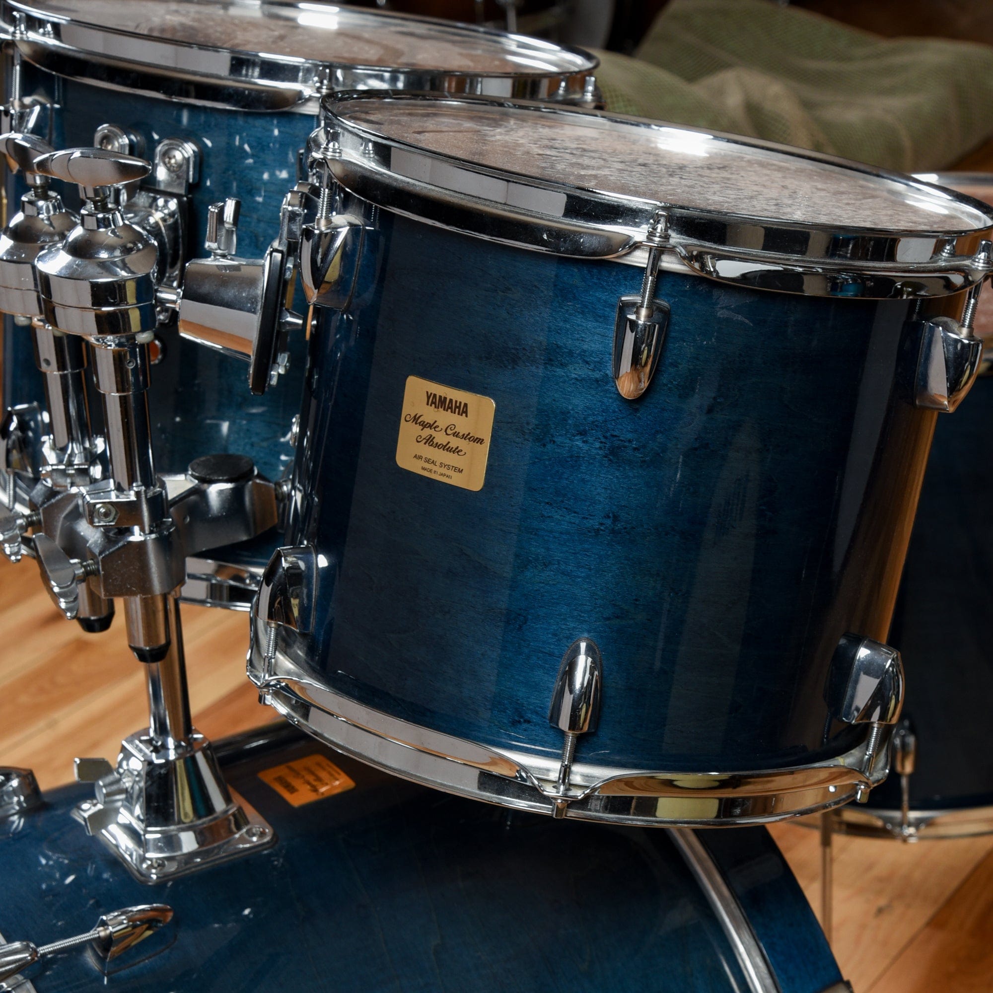 Yamaha Maple Custom Absolute 12/13/16/22 Sea Blue – Chicago Music Exchange