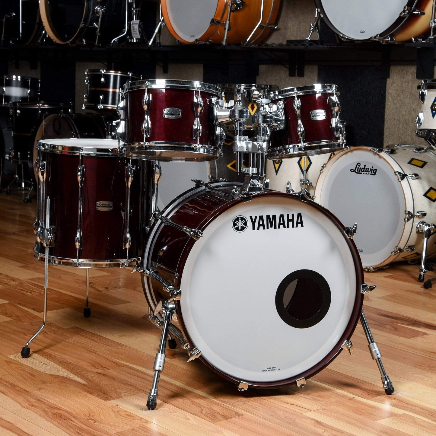 Yamaha Recording Custom 10/12/16/22 Classic Walnut Drums and Percussion / Acoustic Drums / Full Acoustic Kits