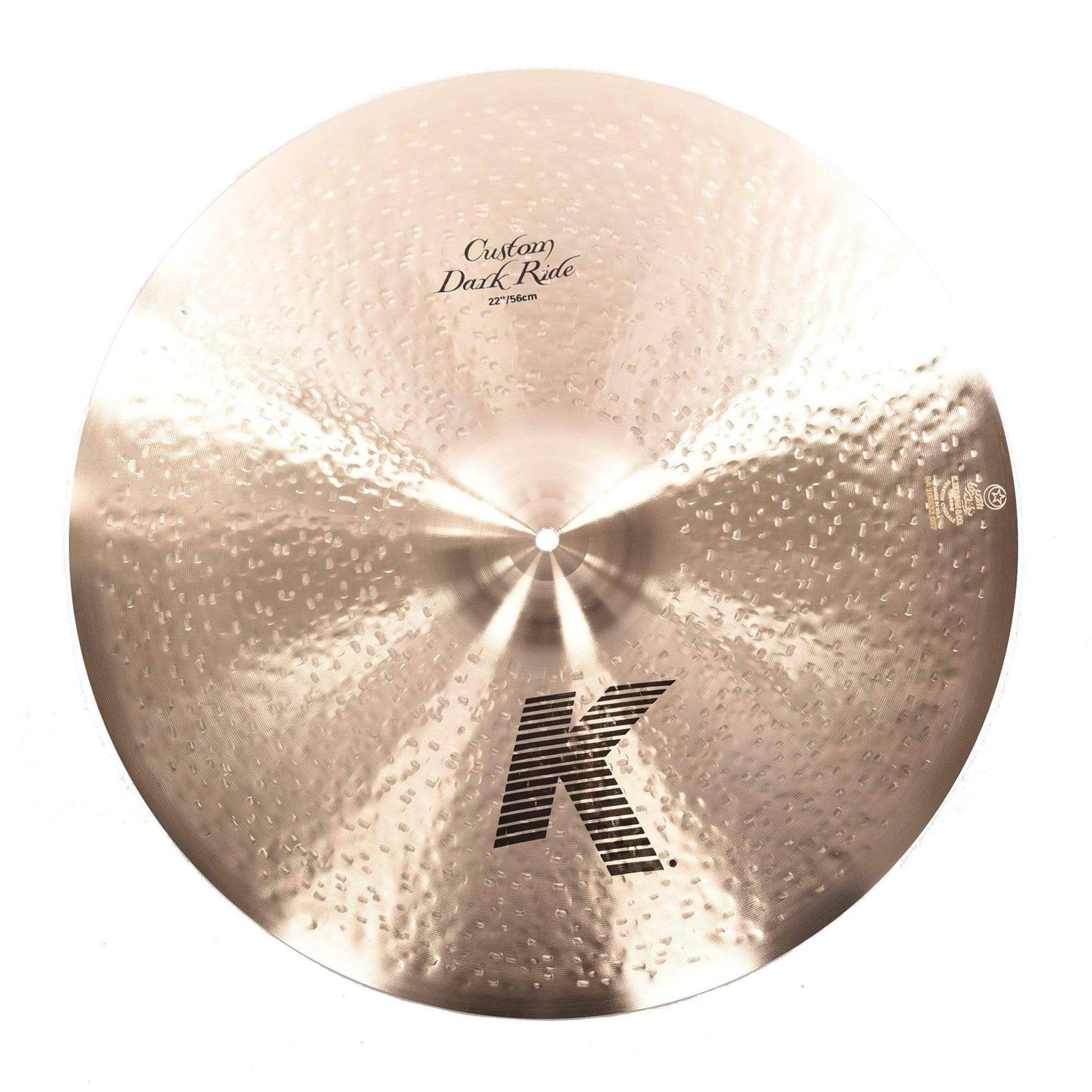 Zildjian 22" K Custom Dark Ride Cymbal Drums and Percussion / Cymbals / Ride