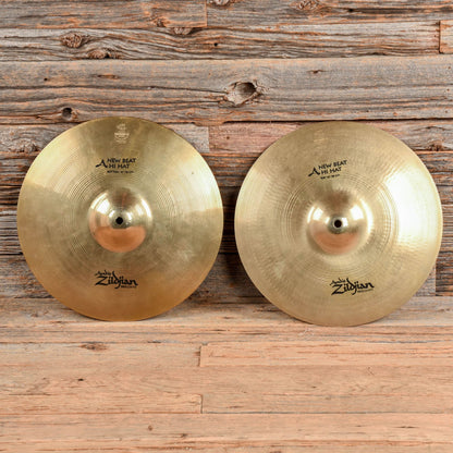 Zildjian 14” A New Beat Hi Hats Drums and Percussion