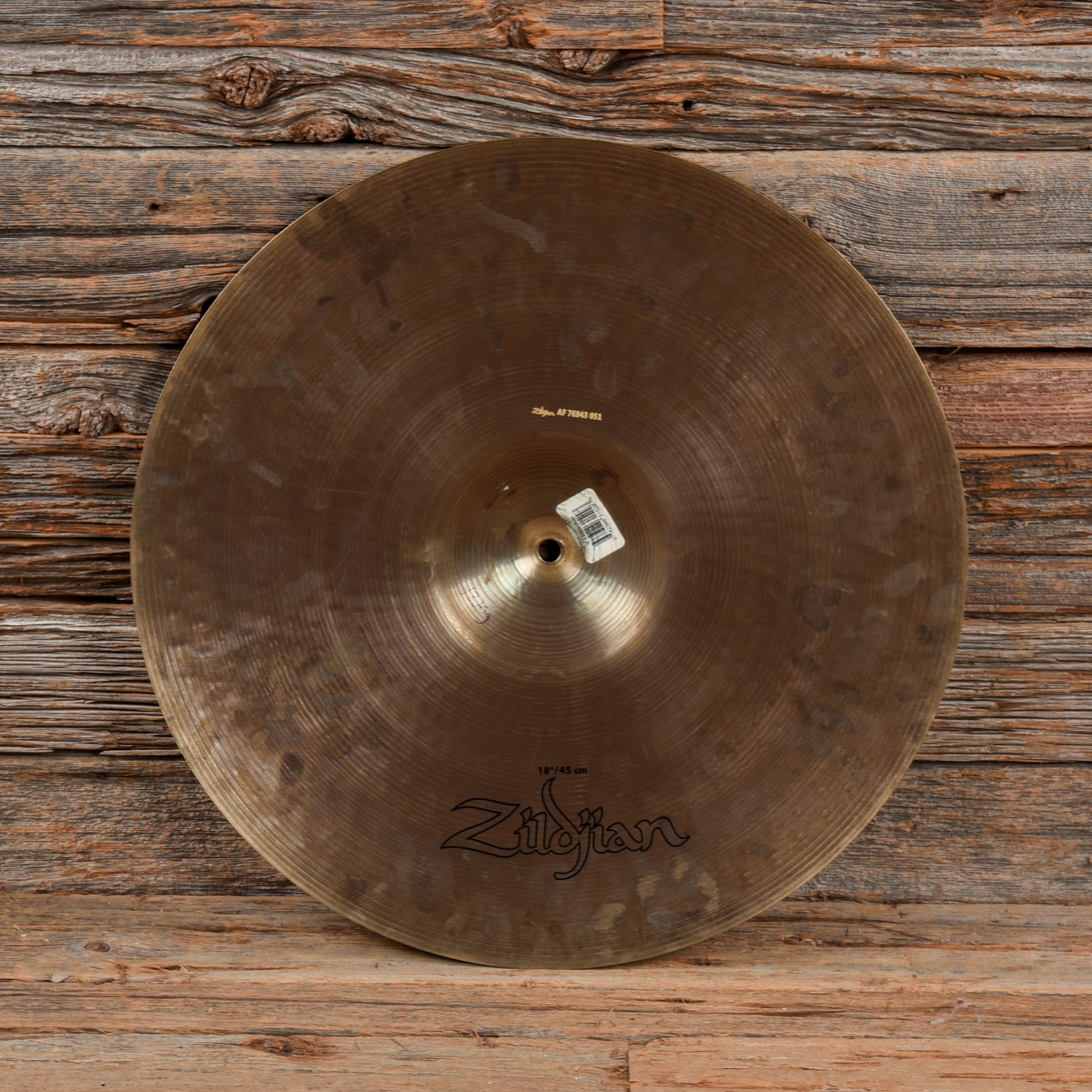 Zildjian 18" Avedis Crash Cymbal USED Drums and Percussion