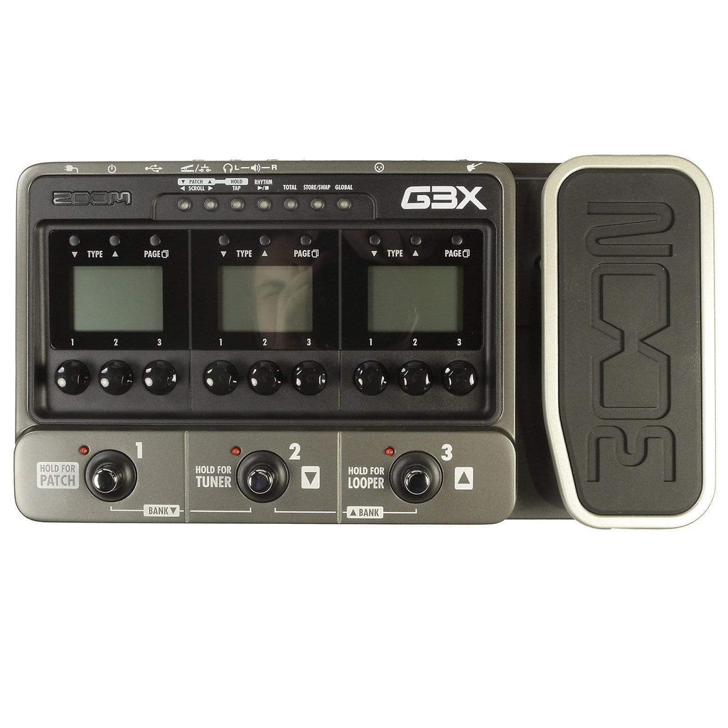 Zoom G3X Guitar USB Multi-Effect Console Pedal w/Expression Pedal