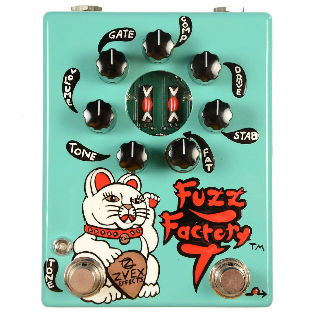 Zvex Fuzz Factory 7 Hand Painted Green – Chicago Music Exchange